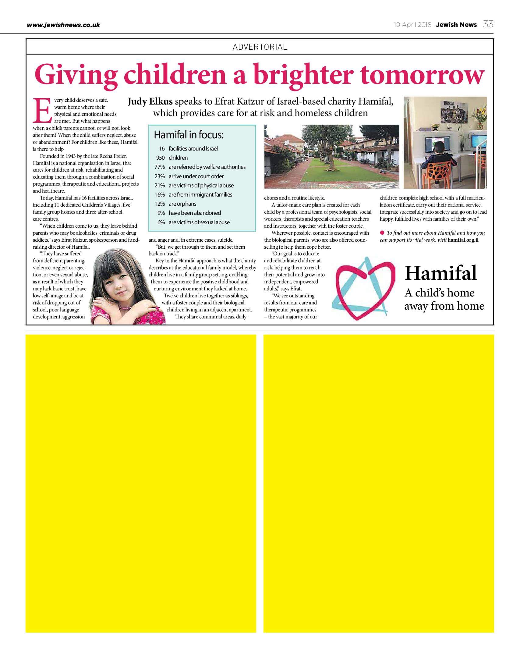 Giving Children a Brighter Tomorrow | Jewish News UK